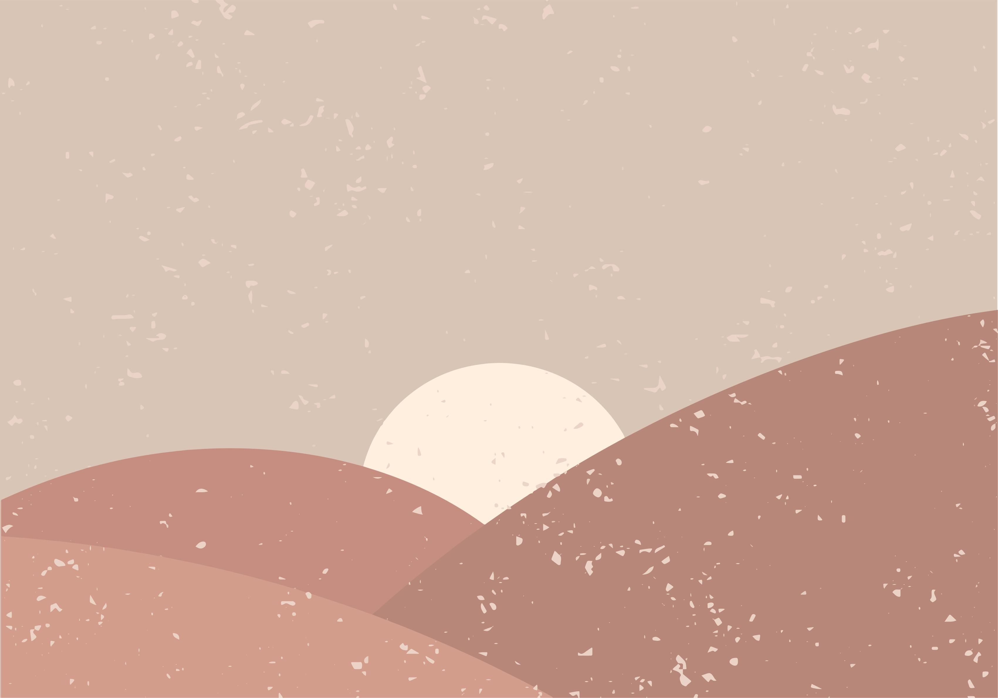 Μινιμαλιστικό χαλί από βινύλιο αφηρημένο τοπίο - TenStickers