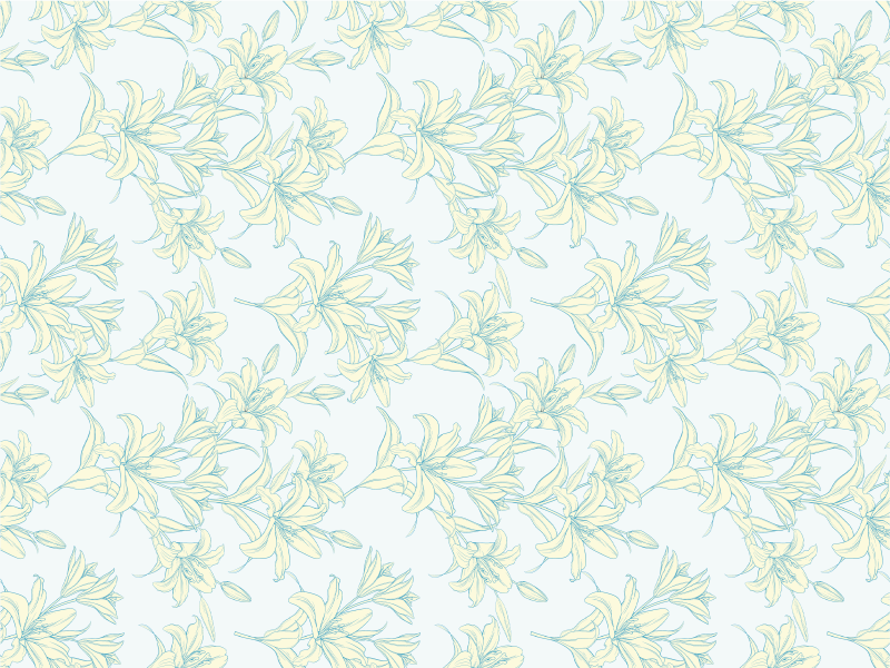 μοκέτα βινυλίου απαλό μοτίβο λουλουδιών - TenStickers