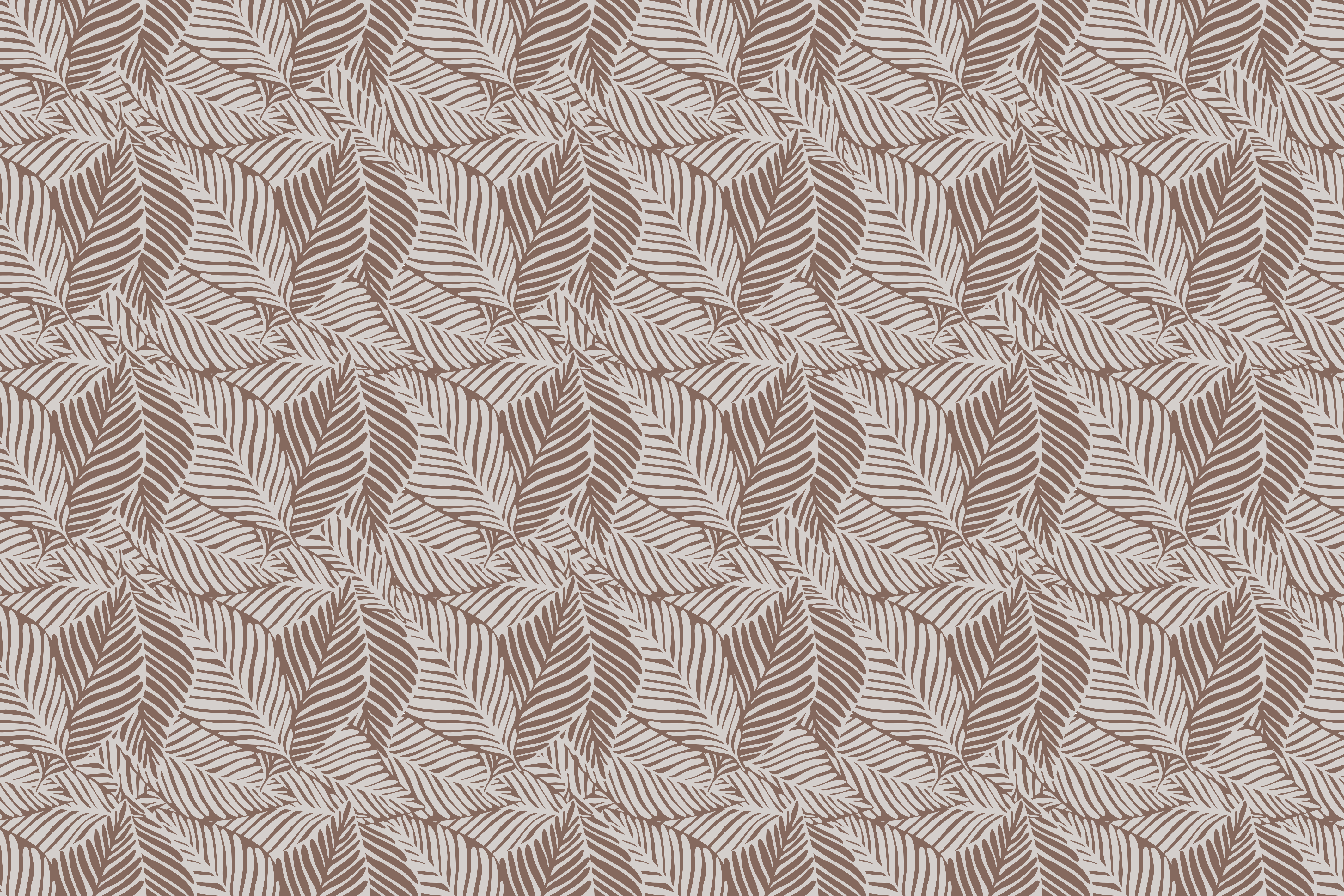 Φύλλα τερακότας φύση βινυλίου χαλί - TenStickers