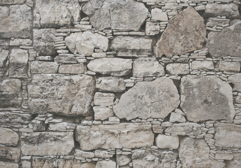 ρουστίκ στυλ μοτίβο πέτρες πλακάκια δαπέδου - TenStickers