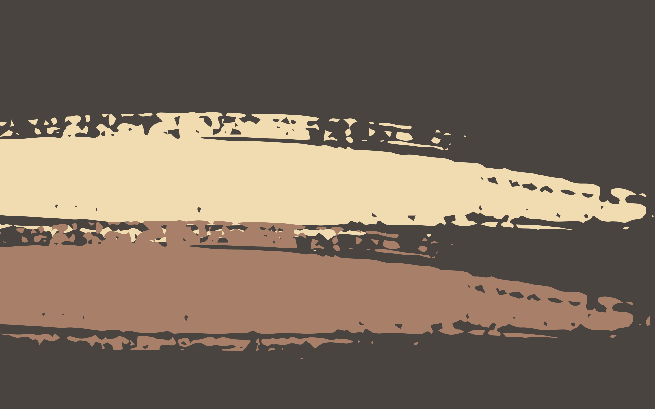 καφέ χαλί αφηρημένη ανάγλυφη ρίγα - TenStickers