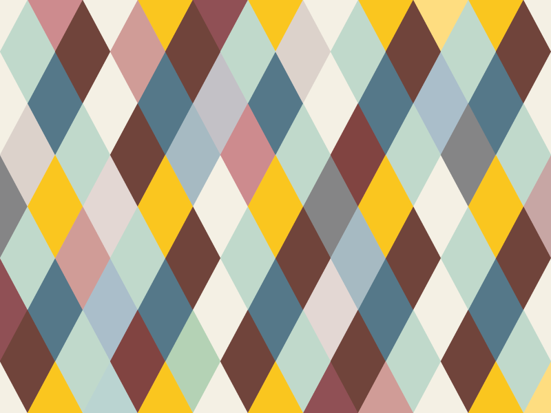 γεωμετρικά παστέλ πολύχρωμα διαμαντένια χαλιά - TenStickers