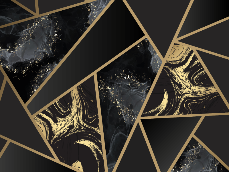 Χαλιά με γεωμετρικό γκρι και μαύρο διαμάντι - TenStickers