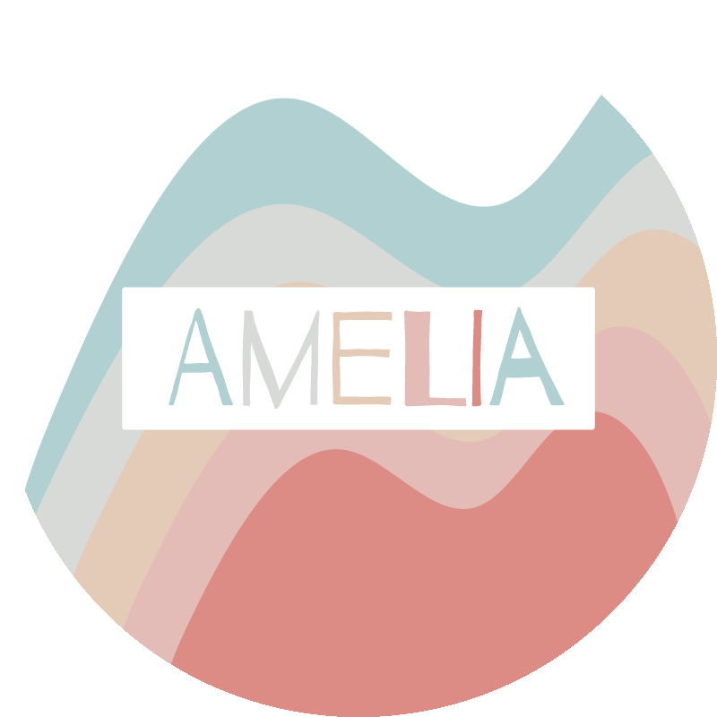 Παιδικό χαλί "boho" rainbow waves - TenStickers