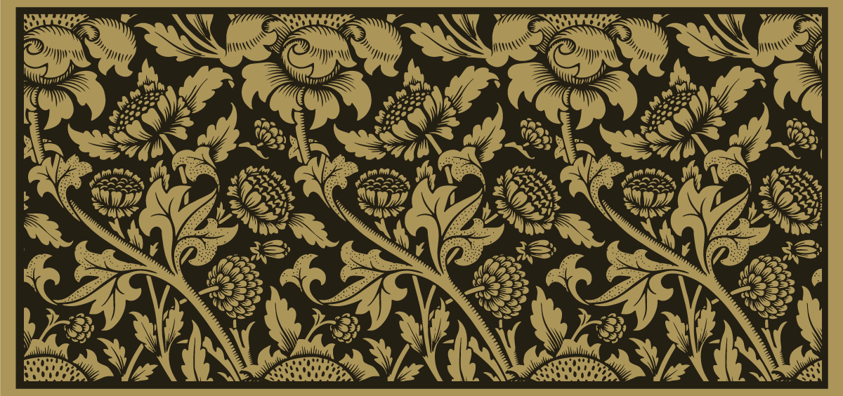 Vintage γαλλικό λουλουδάτο χαλί - TenStickers