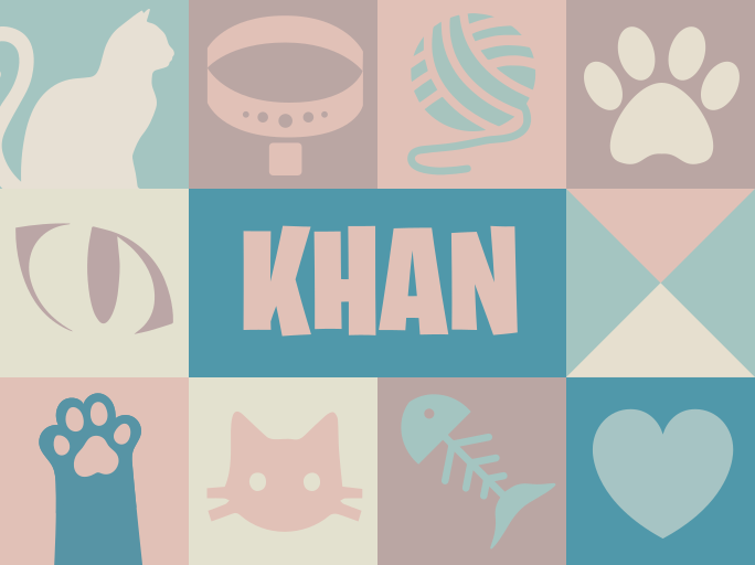 εξατομικευμένο χαλί ζώων για γάτες - TenStickers