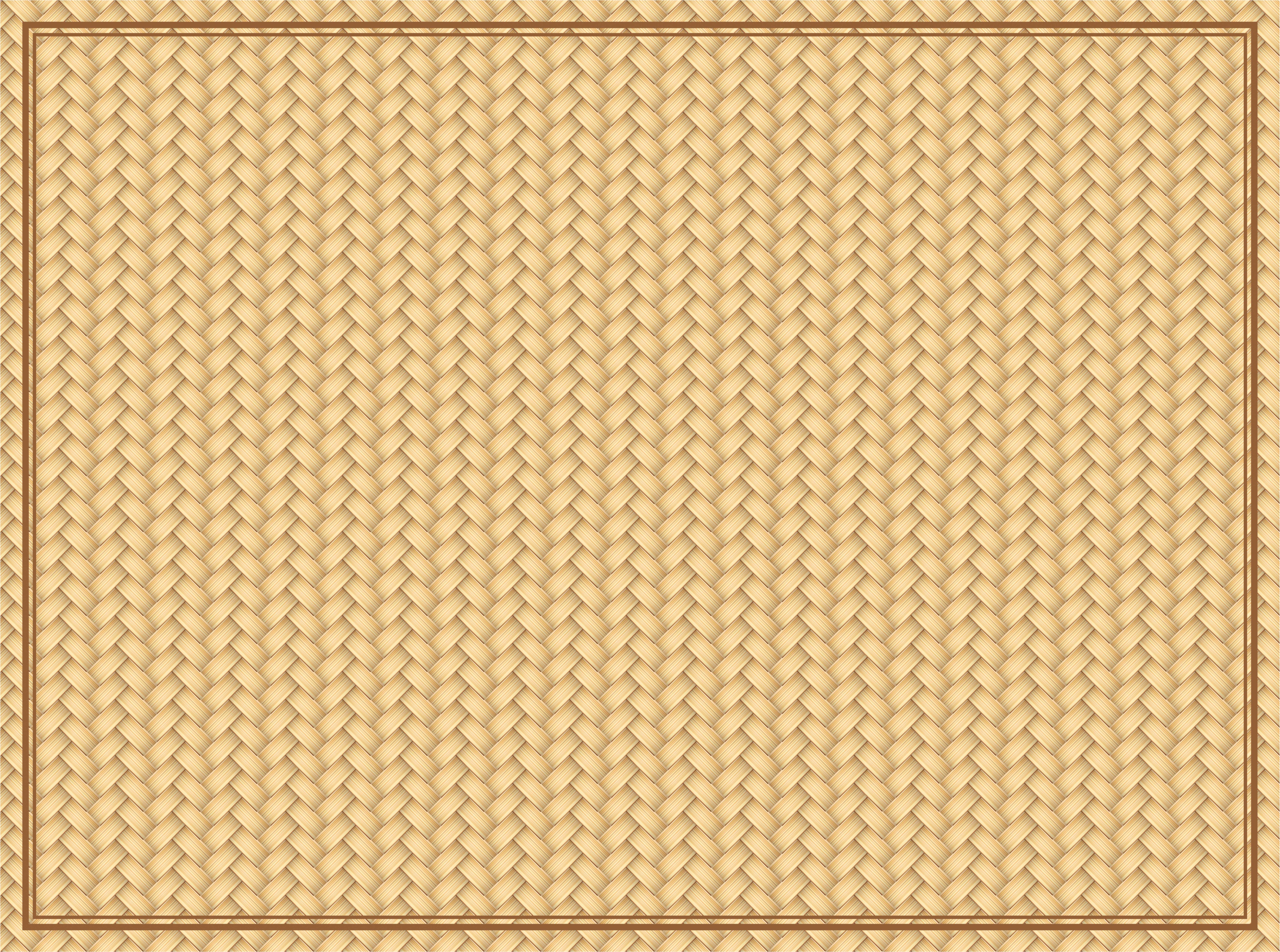 ψάθινο χαλί δαπέδου vintage βινυλίου - TenStickers