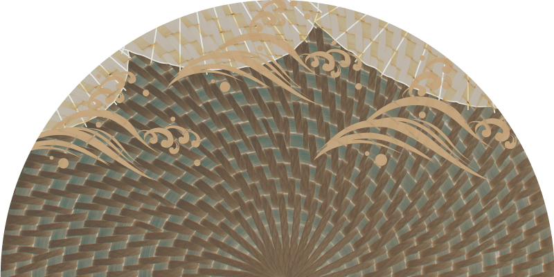 xαλί σαλονιού ιαπωνικό στυλ με υφή - TenStickers