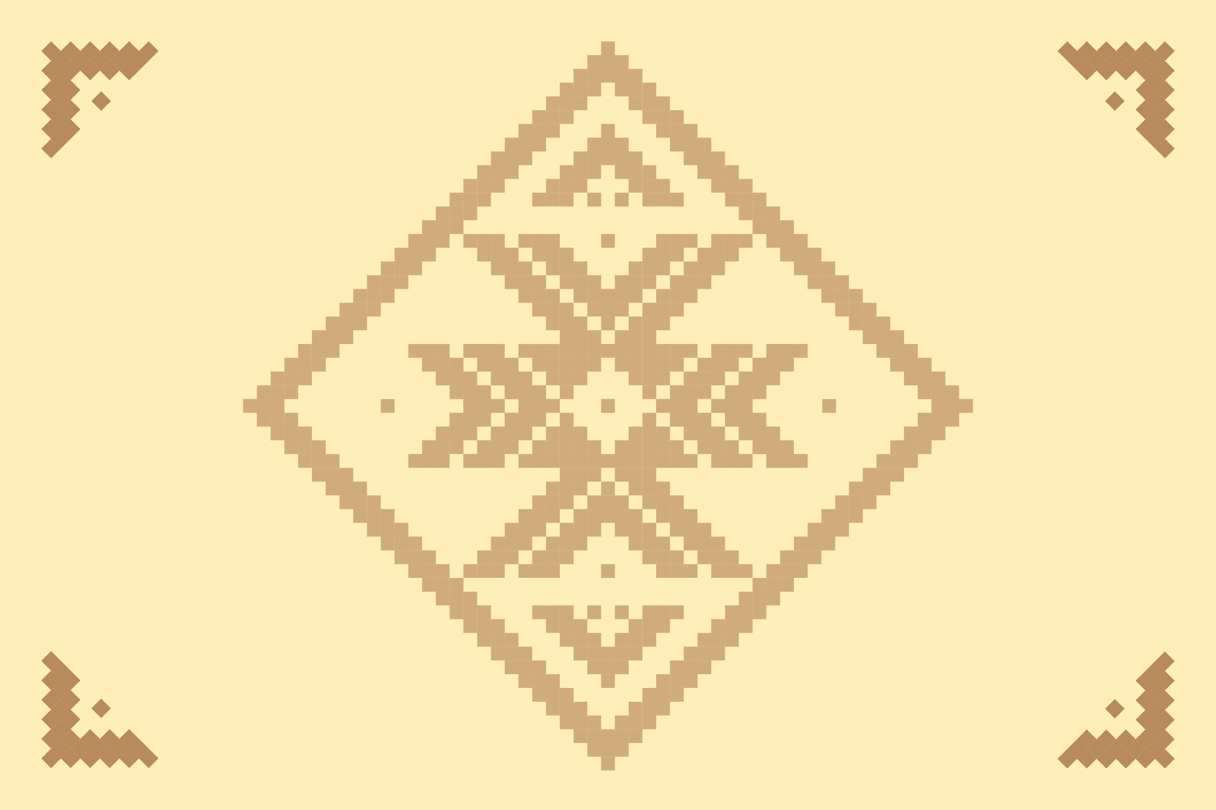 xαλί σαλονιού κομψή γεωμετρική αντίθεση - TenStickers