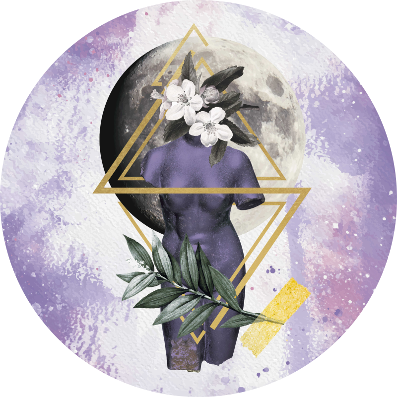 ψηφιακό κολάζ μοντέρνο χαλί - TenStickers