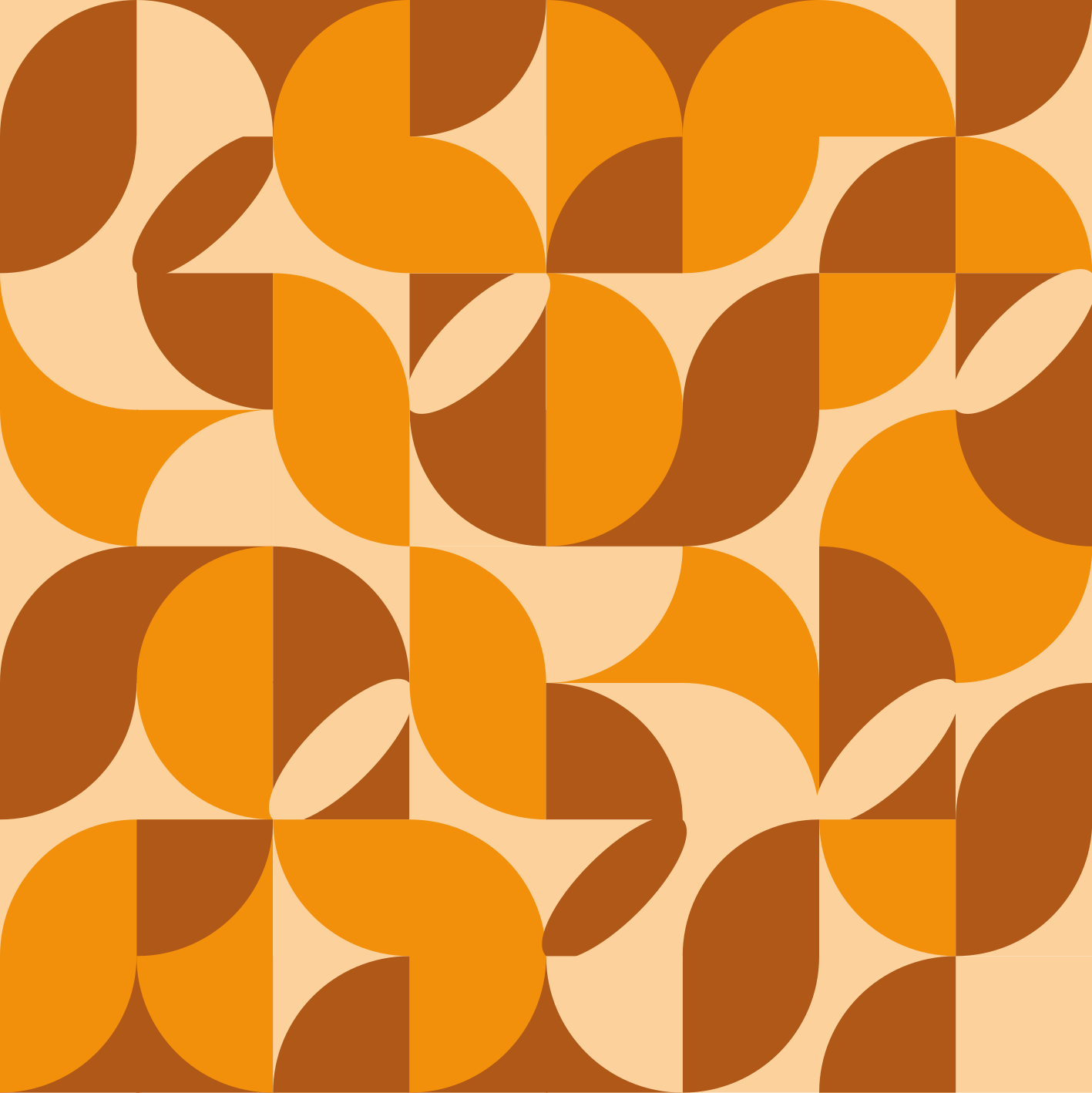 xαλί σαλονιού ρετρό - TenStickers