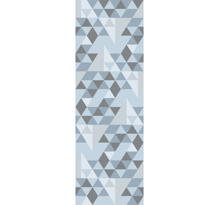 Tαπετσαρία με τρίγωνα γεωμετρική κλίση - TenStickers