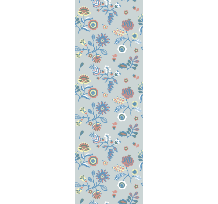 ταπετσαρία λουλουδιών ενδεικτικό σχέδιο άνθισης - TenStickers