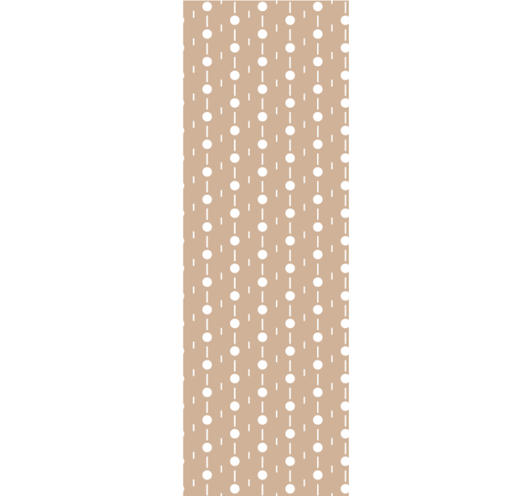 Ταπετσαρία με πουά μοτίβο Λευκοί Κυκλικοί Κύκλοι - TenStickers