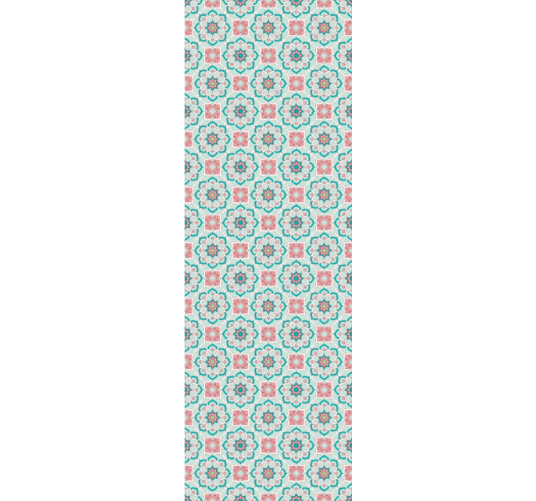 ταπετσαρία λουλουδιών λουλούδι και αστέρι - TenStickers