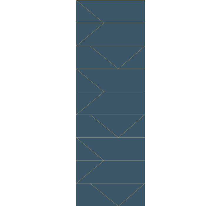 Tαπετσαρία για το καθιστικό γεωμετρικά σχήματα βελών - TenStickers