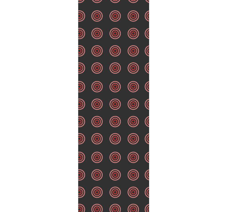 ταπετσαρία με πουά μοτίβο κύκλους και δαχτυλίδια - TenStickers