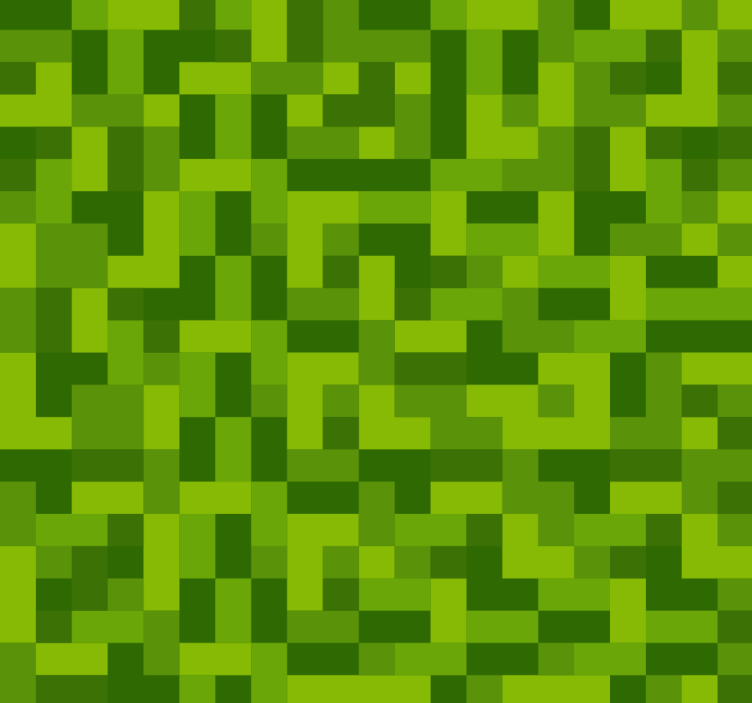 Tαπετσαρία για το δωμάτιο έφηβου πράσινο τετράγωνο σχεδιασμό παιχ - TenStickers