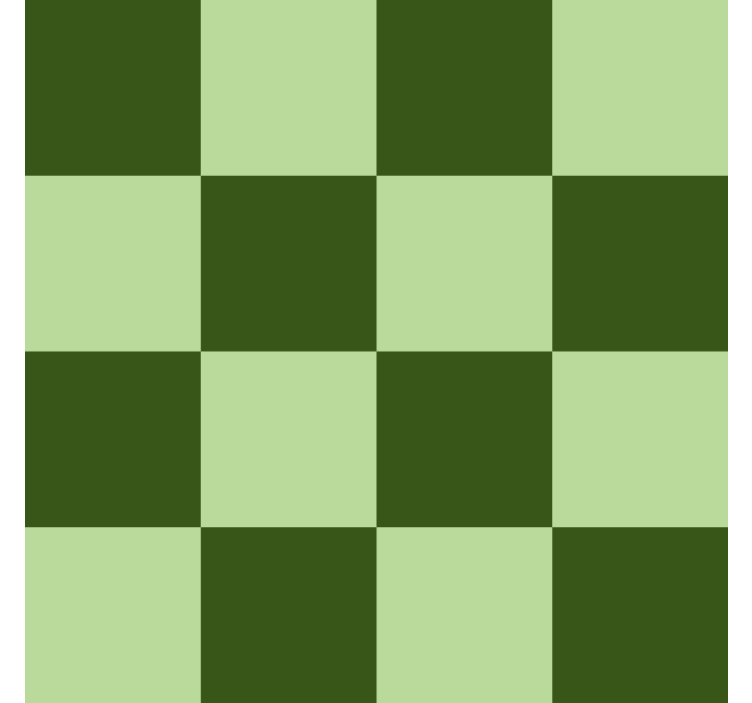 ταπετσαρία μοτίβο πλακάκια σκούρο και ανοιχτό πράσινο σχέδιο - TenStickers