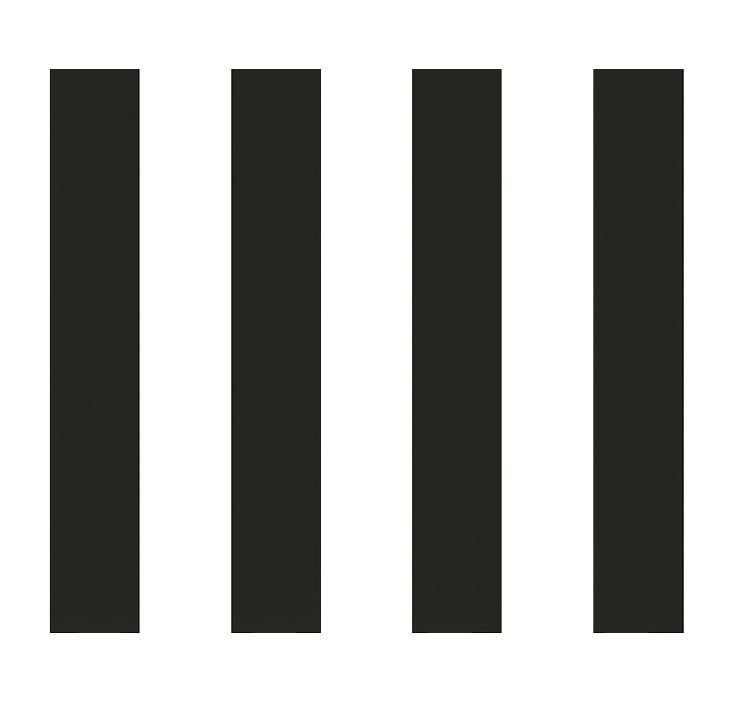 Tαπετσαρία κουζίνας λευκές και μαύρες ρίγες - TenStickers