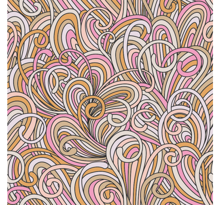 Ταπετσαρία υπνοδωματίου kallax αφηρημένο σχέδιο - TenStickers