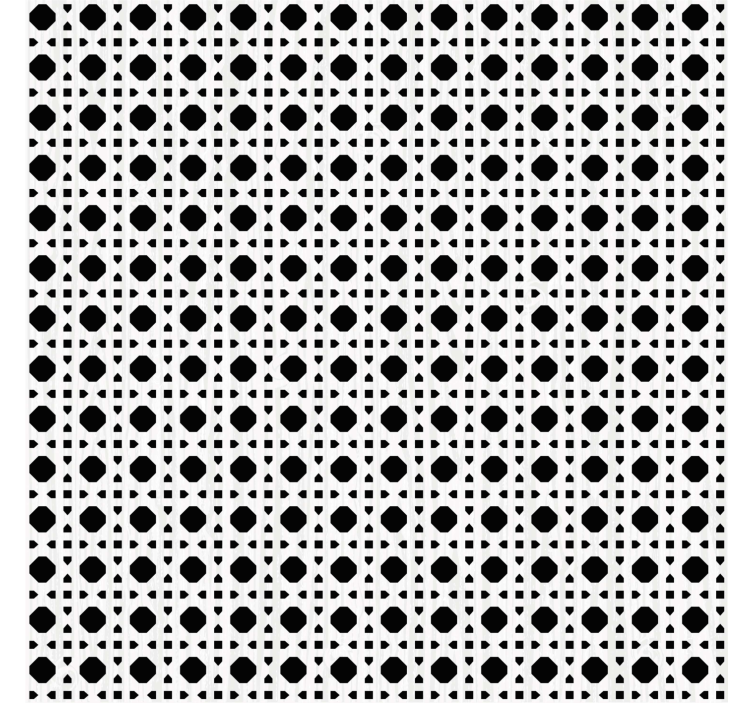 Ταπετσαρία με υφές και σχέδια σε ασπρόμαυρο κανάγκα - TenStickers