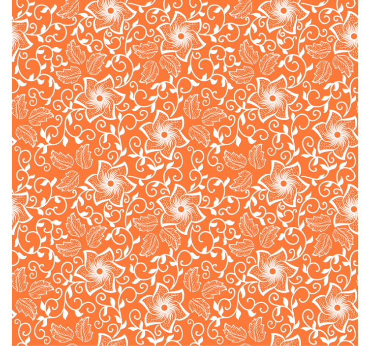 Ταπετσαρία υπνοδωματίου με λουλουδάτο σχέδιο - TenStickers