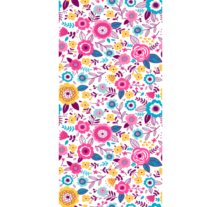 Ταπετσαρία υπνοδωματίου Ζωντανή Βοτανική Έμπνευση - TenStickers