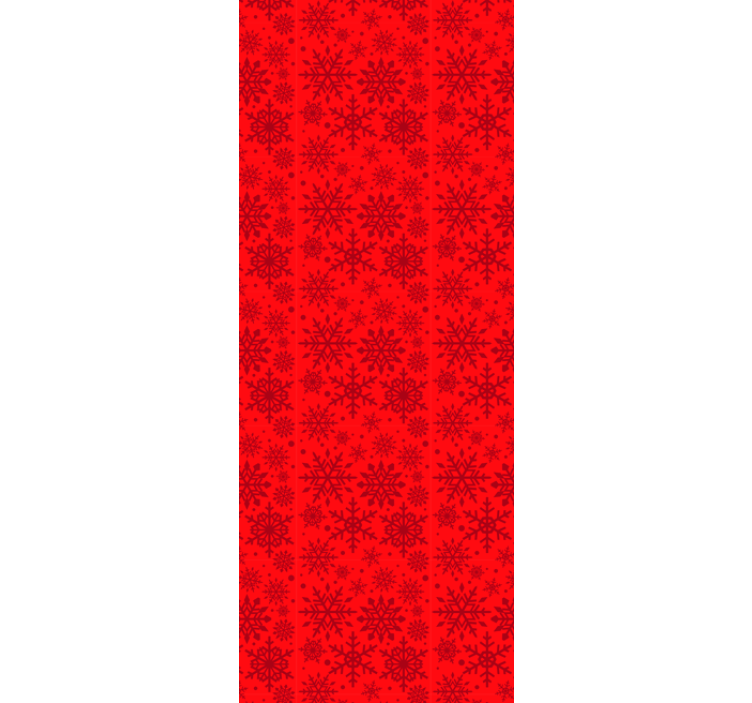 Χριστουγεννιάτικο ταπετσαρία Κόκκινα Χιόνια - TenStickers