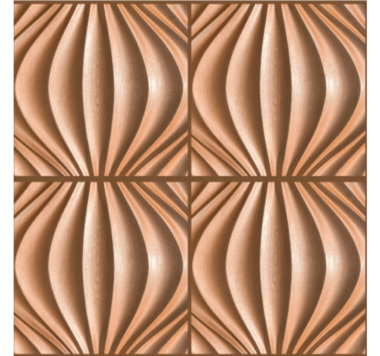 Ταπετσαρία τραπεζαρίας με 3d εφέ άμμου - TenStickers