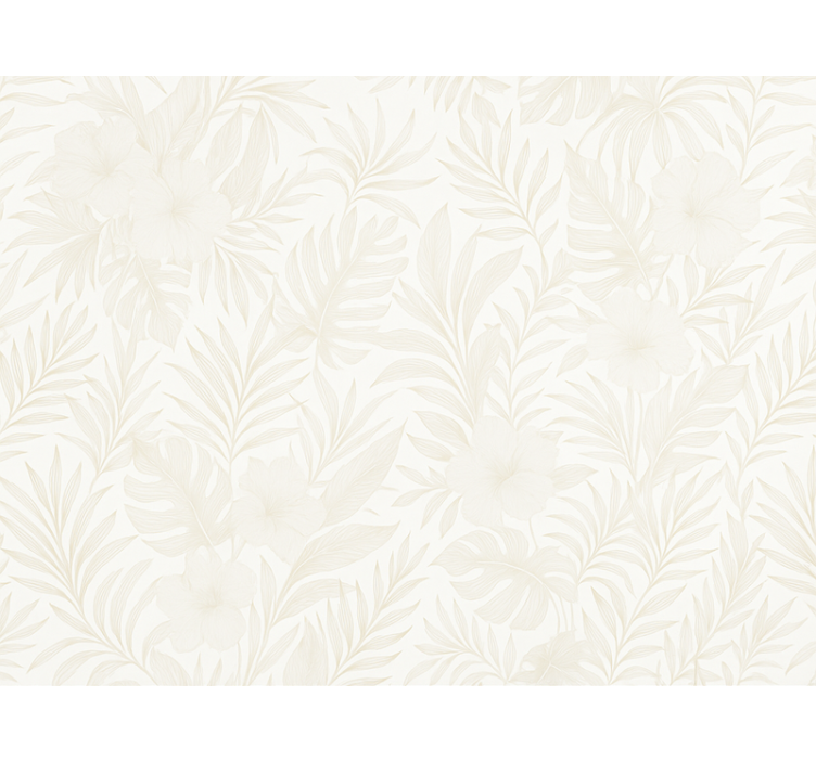 Ταπετσαρία κύρια υπνοδωμάτιο Ουδέτερη Τροπική - TenStickers