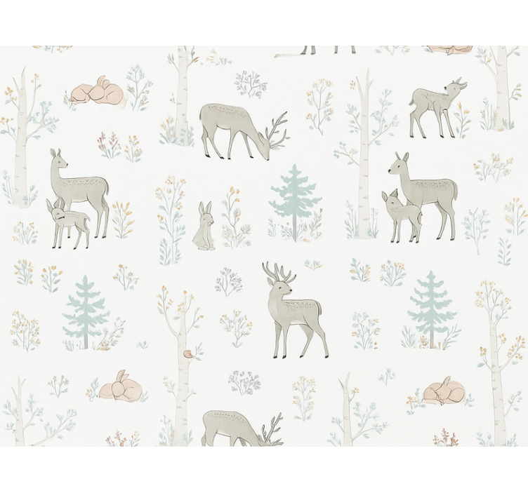 Ταπετσαρία κύρια υπνοδωμάτιο Λουλούδια για παιδιά - TenStickers