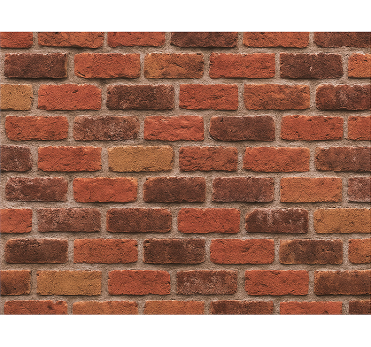 Ταπετσαρία κύρια υπνοδωμάτιο από rustic τούβλο πέτρας - TenStickers