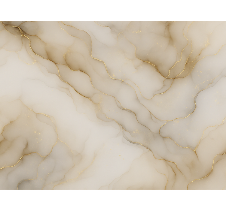 Ταπετσαρία κύρια υπνοδωμάτιο Μάρμαρο με Χρυσό - TenStickers