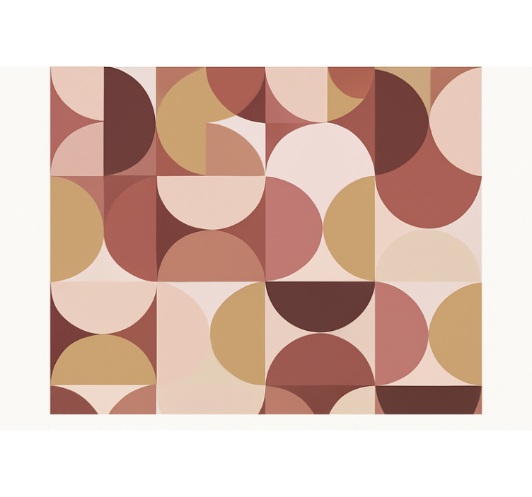 Ταπετσαρία κύρια υπνοδωμάτιο Ρετρό Ροζ Σχέδια - TenStickers