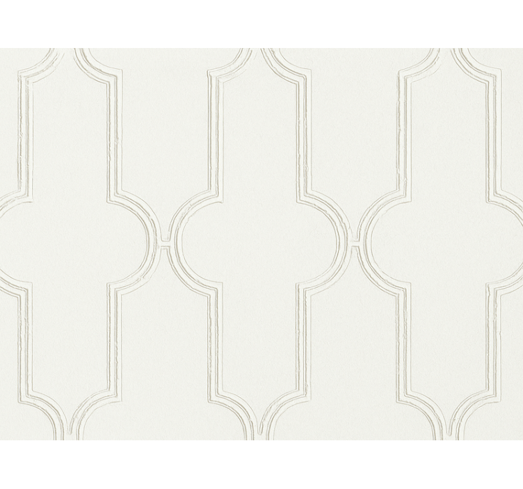 Ταπετσαρία κύρια υπνοδωμάτιο Λευκό Πάνελ - TenStickers