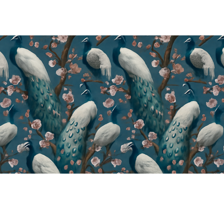 Ταπετσαρία κύρια υπνοδωμάτιο Κομψοί Όμορφοι Πάπιες - TenStickers