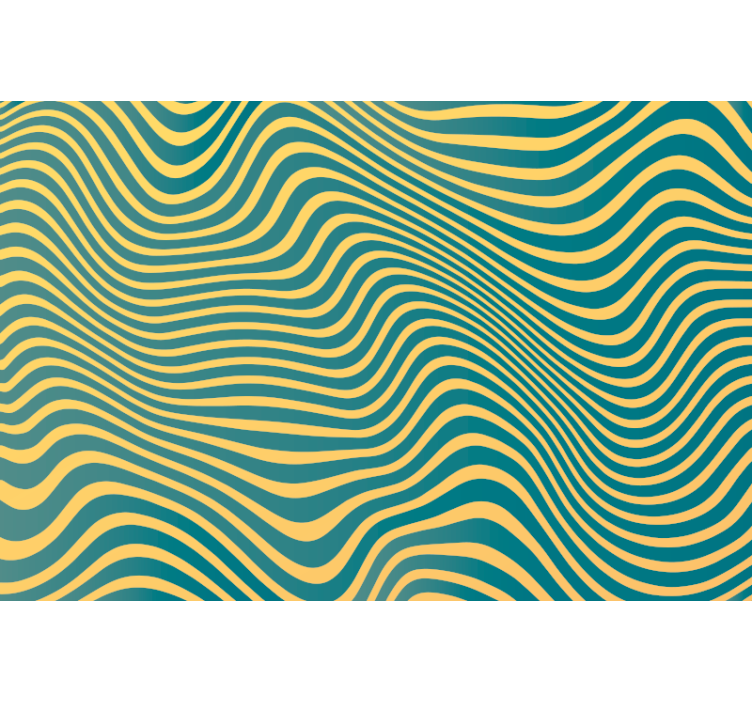 Ταπετσαρία υπνοδωματίου με Ρετρό γραμμές - TenStickers