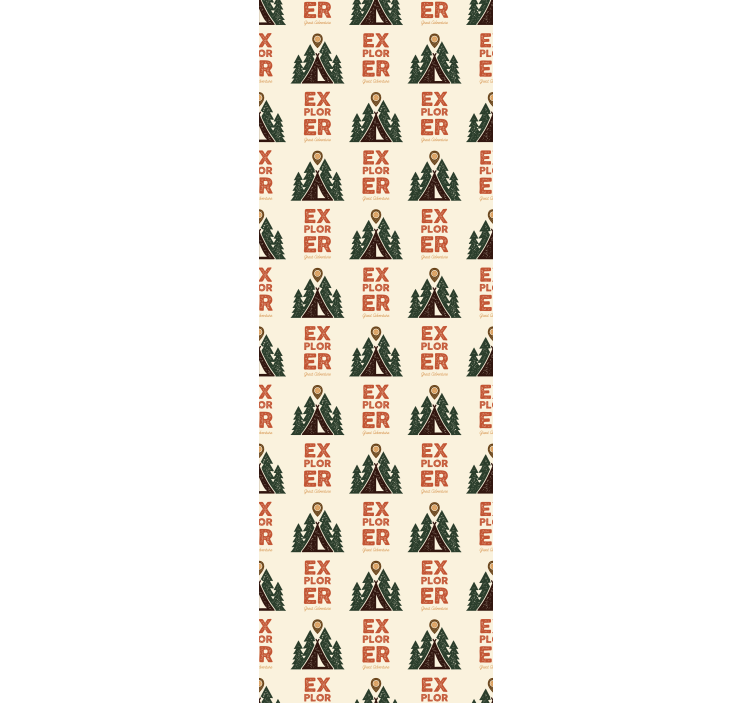 Ταπετσαρία υπνοδωματίου Εξερευνώντας την περιπέτεια κάμπινγκ - TenStickers