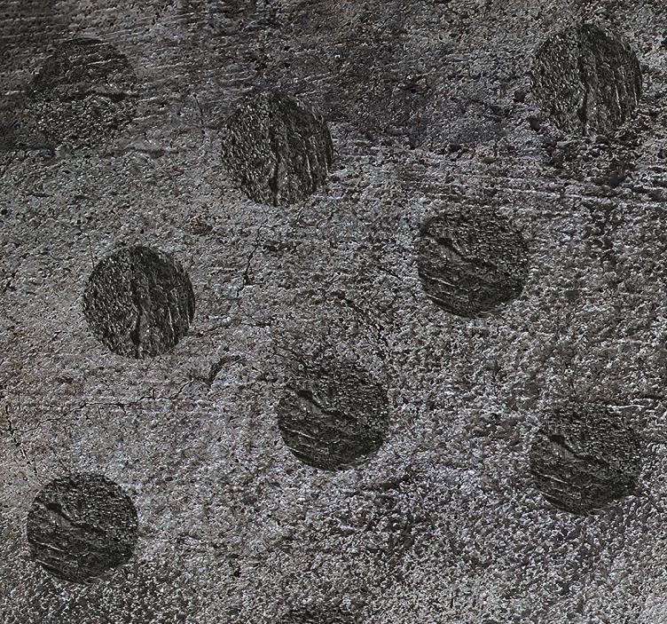 Tαπετσαρία με υφές και σχέδια αφηρημένα κυκλικά μοτίβα - TenStickers