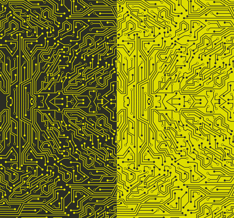 αφηρημένη ταπετσαρία γραμμές μετρό - TenStickers