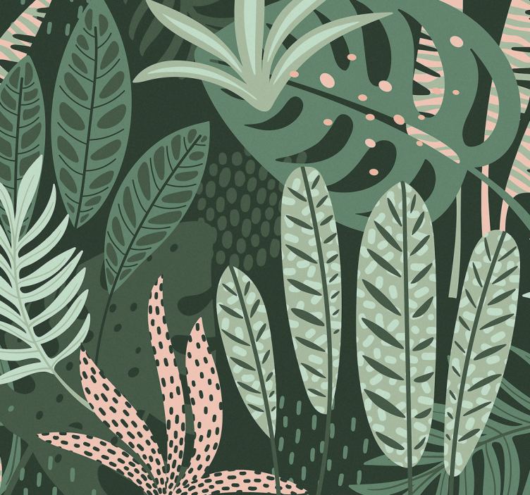 ταπετσαρία καλοκαιρινών φοινίκων - TenStickers