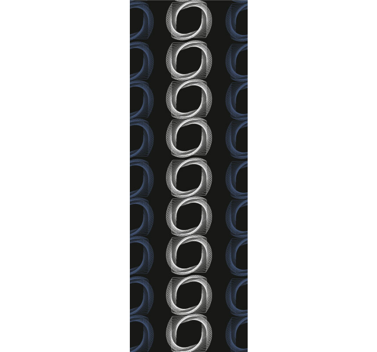 αφηρημένη ταπετσαρία μοτίβα κύκλου - TenStickers