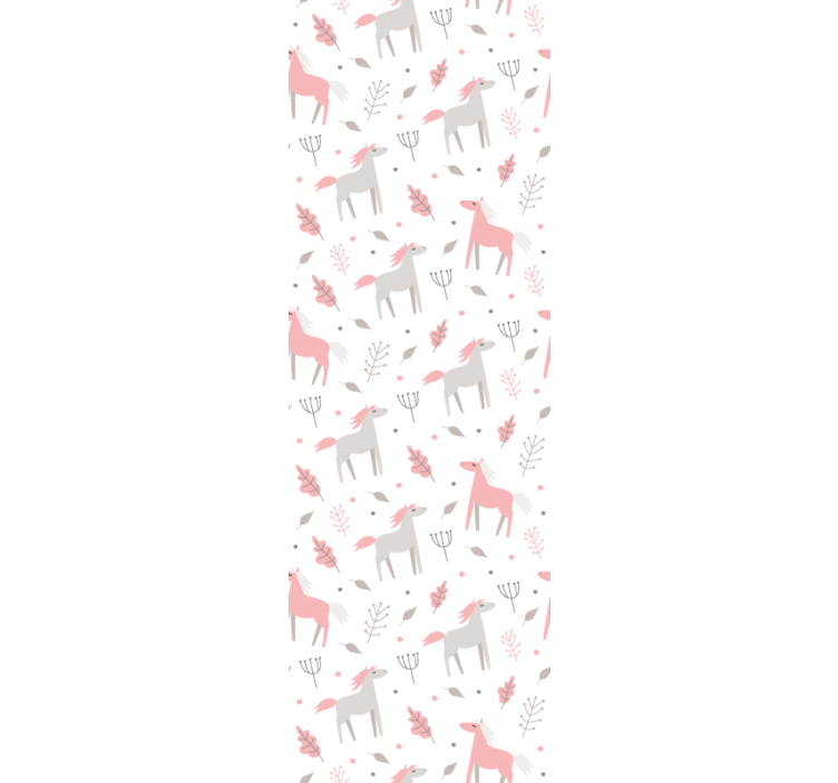 ταπετσαρία ζώων παστέλ μοτίβο πανίδας - TenStickers