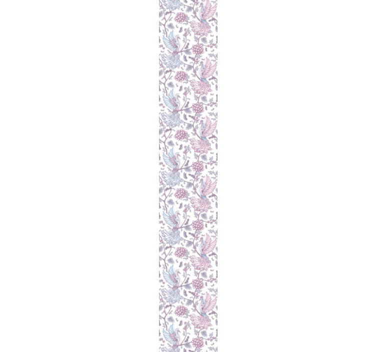 ταπετσαρία λουλουδιών και μοτίβων ζώων - TenStickers