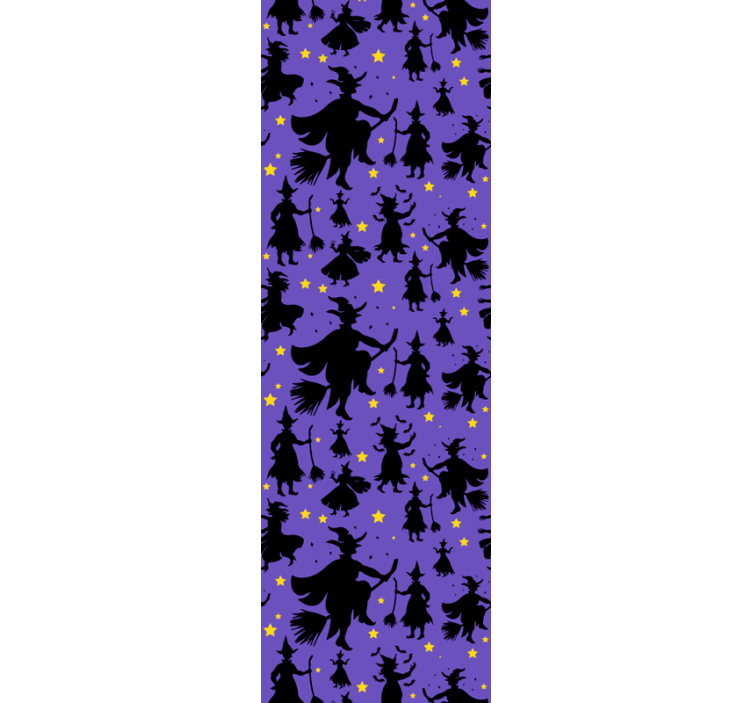 ταπετσαρία αποκριών σιλουέτες μαγισσών - TenStickers