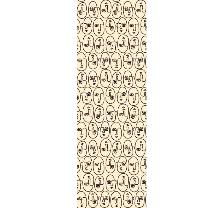 αφηρημένη ταπετσαρία picasso abstract πρόσωπα - TenStickers