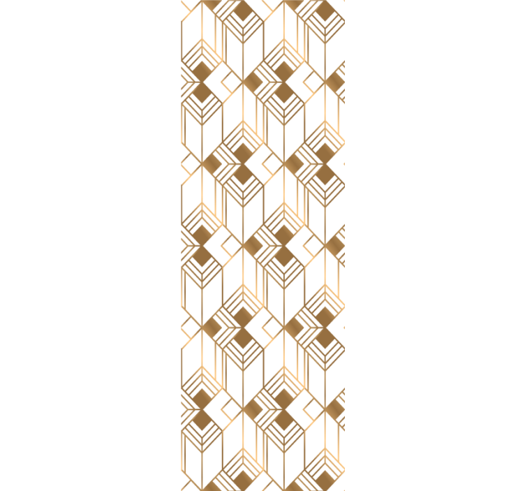 γεωμετρικές γραμμές τέχνη ριγέ ταπετσαρία - TenStickers