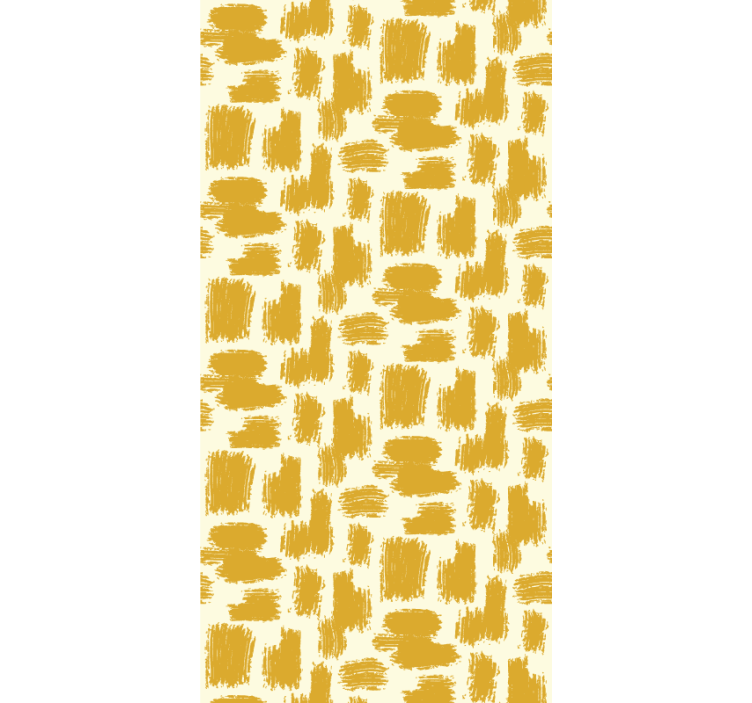 αφηρημένη ταπετσαρία κτυπήματος κίτρινου χρώματος - TenStickers