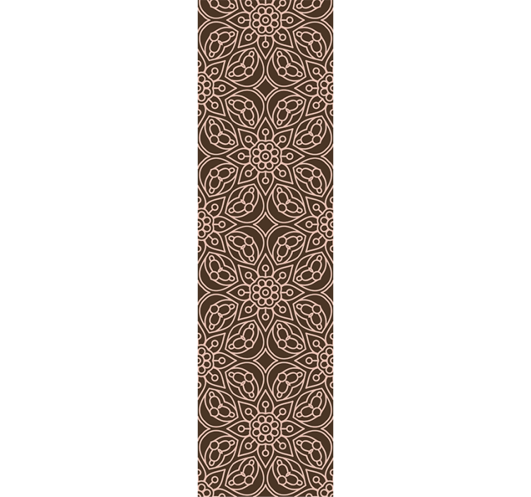 ταπετσαρία λουλουδιών στολίδι μάνταλα - TenStickers